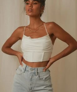 Peppermayo New & Most Loved New Fashion Top - White