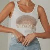 Wrangler New Tops Our Friends Tank - Vintage White 1 Wrangler New Tops Our Friends Tank - Vintage White
