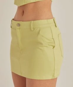 Riley Hubatka X Peppermayo Feel The Sun Drill Mini Skirt - Sage New & Most Loved 12 Riley Hubatka X Peppermayo Feel The Sun Drill Mini Skirt - Sage New & Most Loved