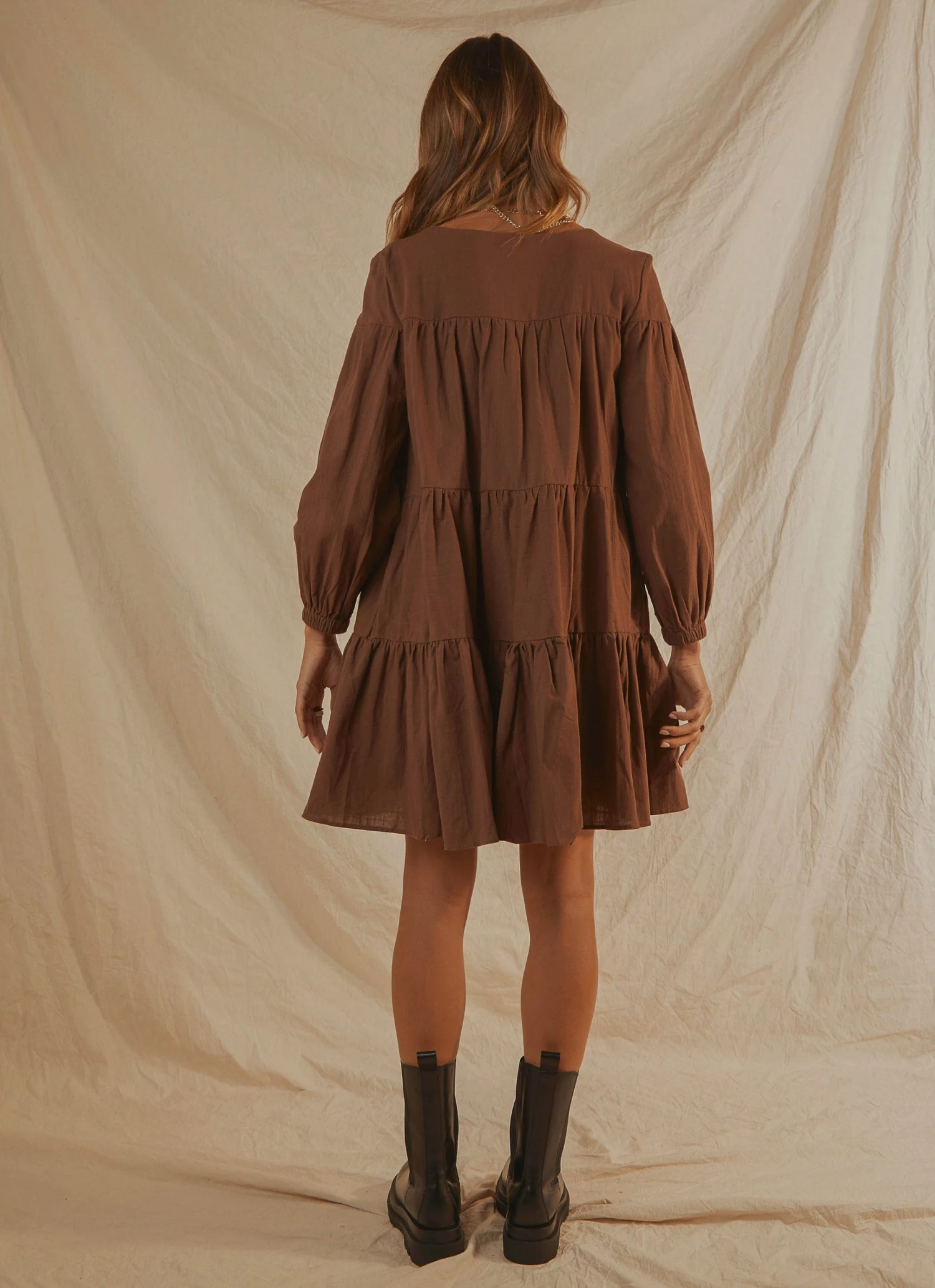 Peppermayo Camila Mini Dress - Choc Brown 7 Peppermayo Camila Mini Dress - Choc Brown