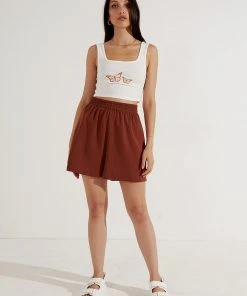 Peppermayo In A Dream Crop - White