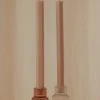 Candle Co Moreton Eco Hexagonal Dinner Candle 2 Pack - Antique Pink New & Most Loved