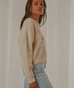 Cools Club Leisure Club Knit - Stone 10 Cools Club Leisure Club Knit - Stone