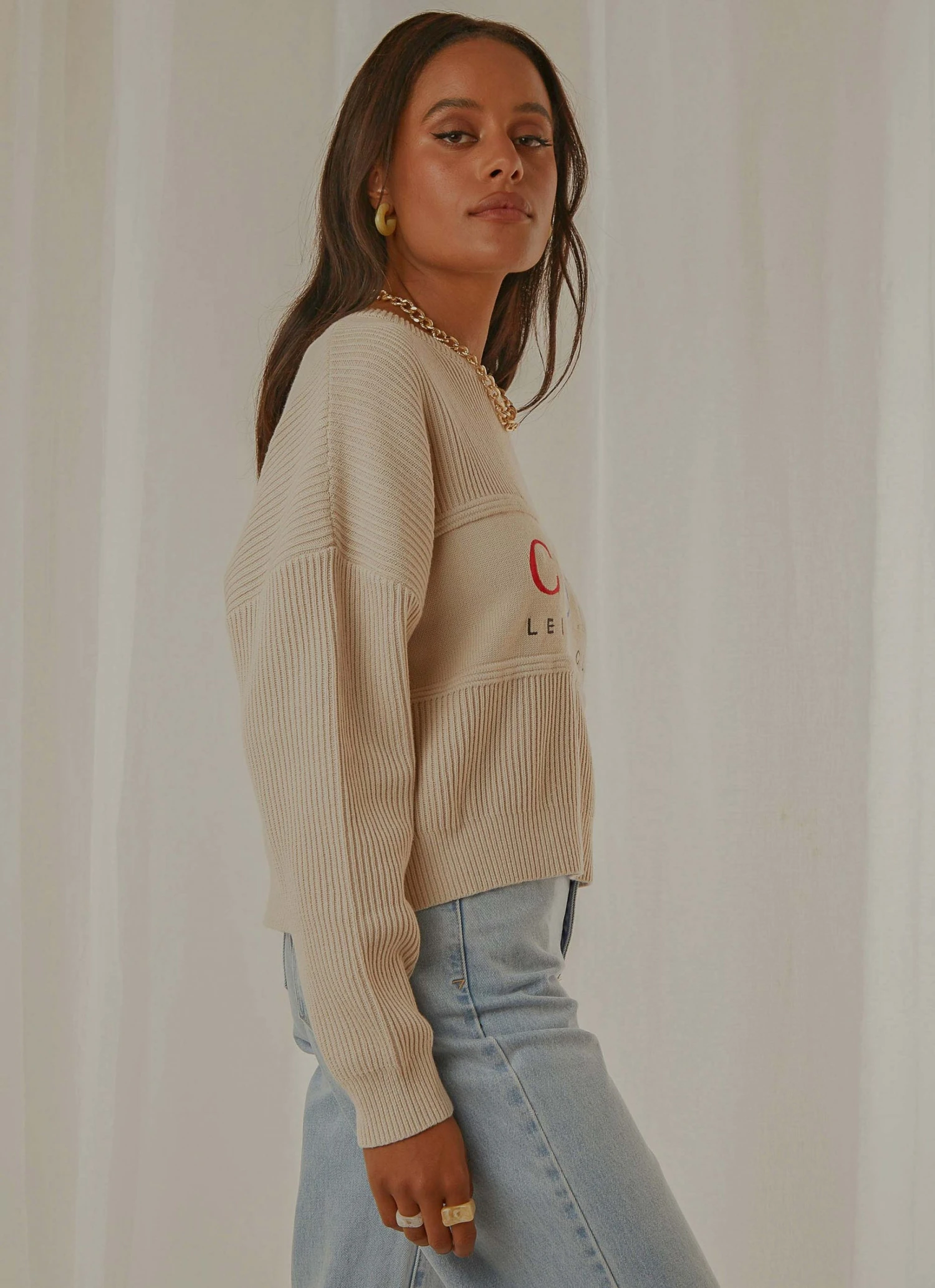 Cools Club Leisure Club Knit - Stone 6 Cools Club Leisure Club Knit - Stone