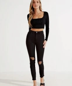 Abrand A High Skinny Ankle Basher Jeans - Buster Black New & Most Loved 9 Abrand A High Skinny Ankle Basher Jeans - Buster Black New & Most Loved