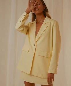 Peppermayo Exclusive Italian Cities Blazer - Butter New & Most Loved