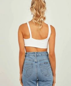 Peppermayo Midnight Margaritas Crop - White New & Most Loved