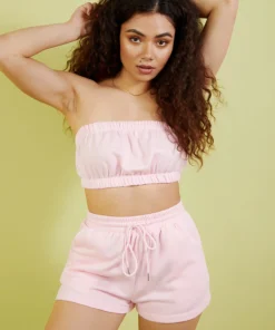 Peppermayo Centre Mark Crop - Pink New Tops