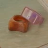 Peppermayo Art House Resin Ring - Sepia New & Most Loved