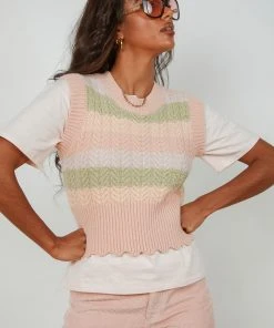 Peppermayo Better Times Knit Vest - Multi New & Most Loved