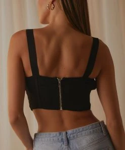 Peppermayo New & Most Loved All My Heart Bustier Top - Black 11 Peppermayo New & Most Loved All My Heart Bustier Top - Black