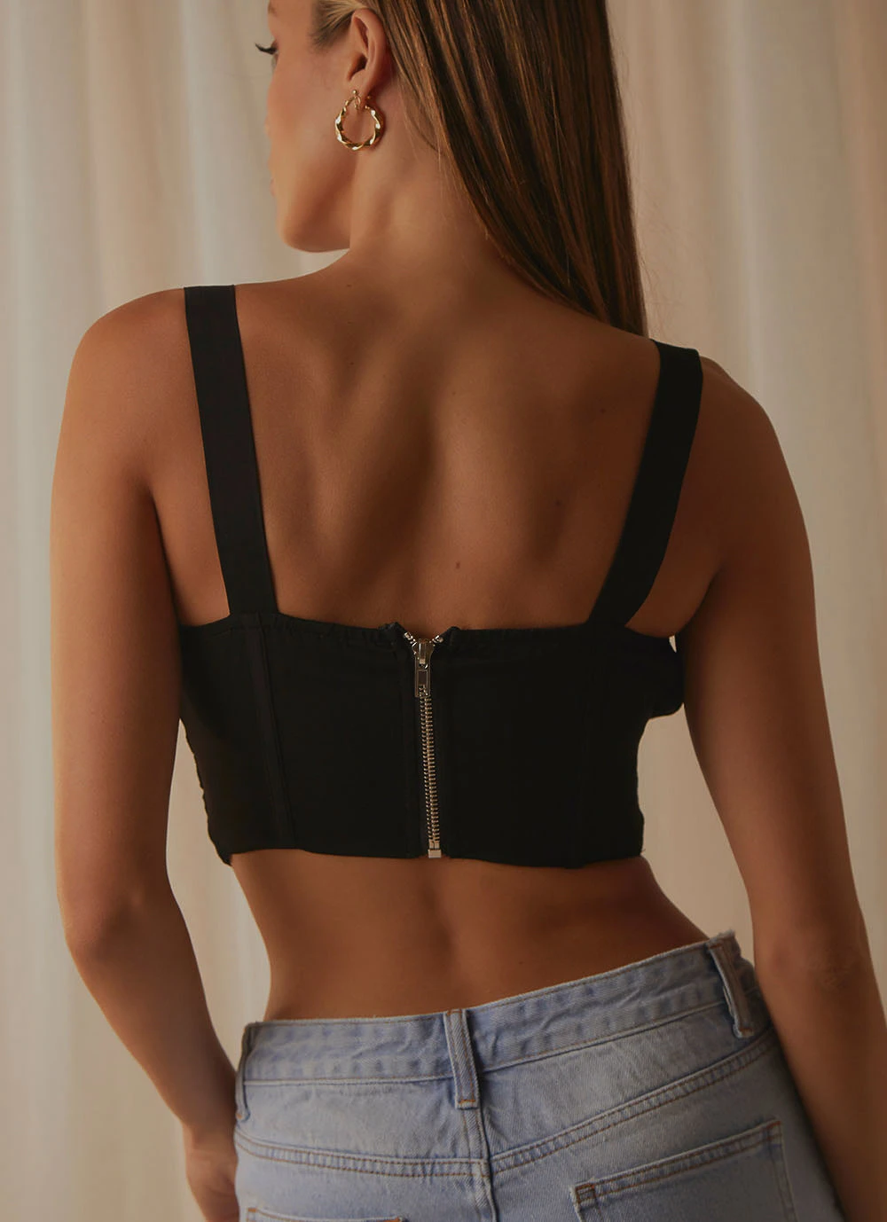 Peppermayo New & Most Loved All My Heart Bustier Top - Black 7 Peppermayo New & Most Loved All My Heart Bustier Top - Black