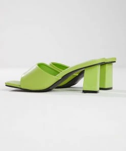 Cult Avenue New & Most Loved Dixie Mule Heel - Lime Green