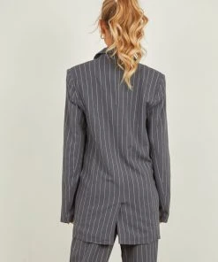 Nude Lucy Finley Pinstripe Blazer - Navy Pinstripe 13 Nude Lucy Finley Pinstripe Blazer - Navy Pinstripe