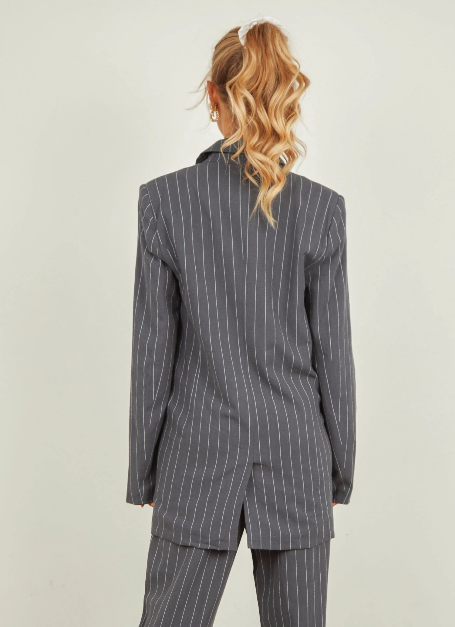 Nude Lucy Finley Pinstripe Blazer - Navy Pinstripe 8 Nude Lucy Finley Pinstripe Blazer - Navy Pinstripe