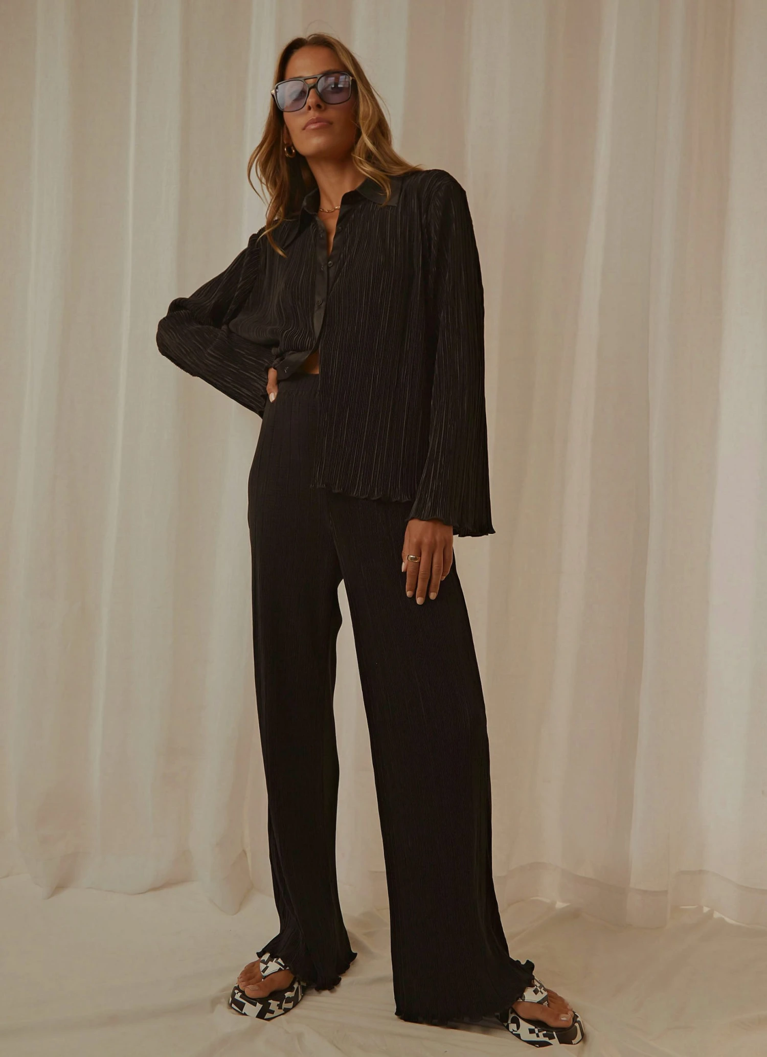 Peppermayo Exclusive 90s Muse Pants - Black - Pre-Order New & Most Loved Peppermayo Exclusive 90s Muse Pants - Black - Pre-Order New & Most Loved