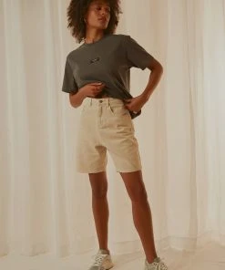 Nude Lucy Rai Denim Short - Bone 10 Nude Lucy Rai Denim Short - Bone