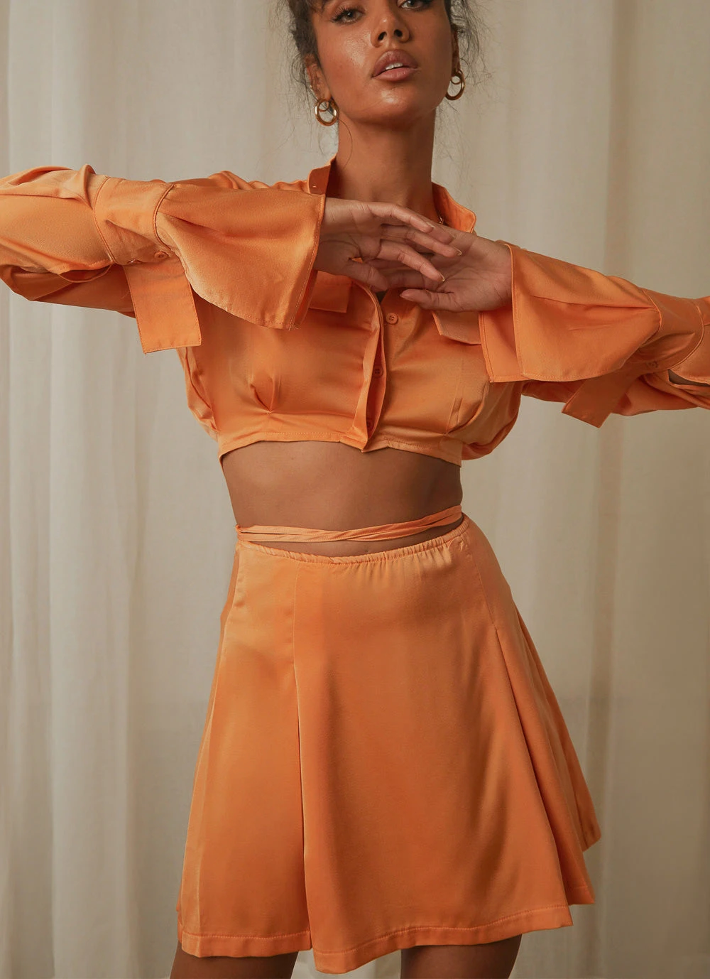 Peppermayo New & Most Loved Model Behaviour Skirt - Orange 4 Peppermayo New & Most Loved Model Behaviour Skirt - Orange