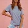 Peppermayo The Staple Tee - Dusty Blue