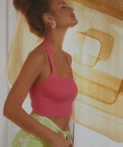 Peppermayo Exclusive Desert Dream Knit Crop - Pink