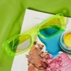 Peppermayo New Accessories Hepburn Sunglasses - Lime Green