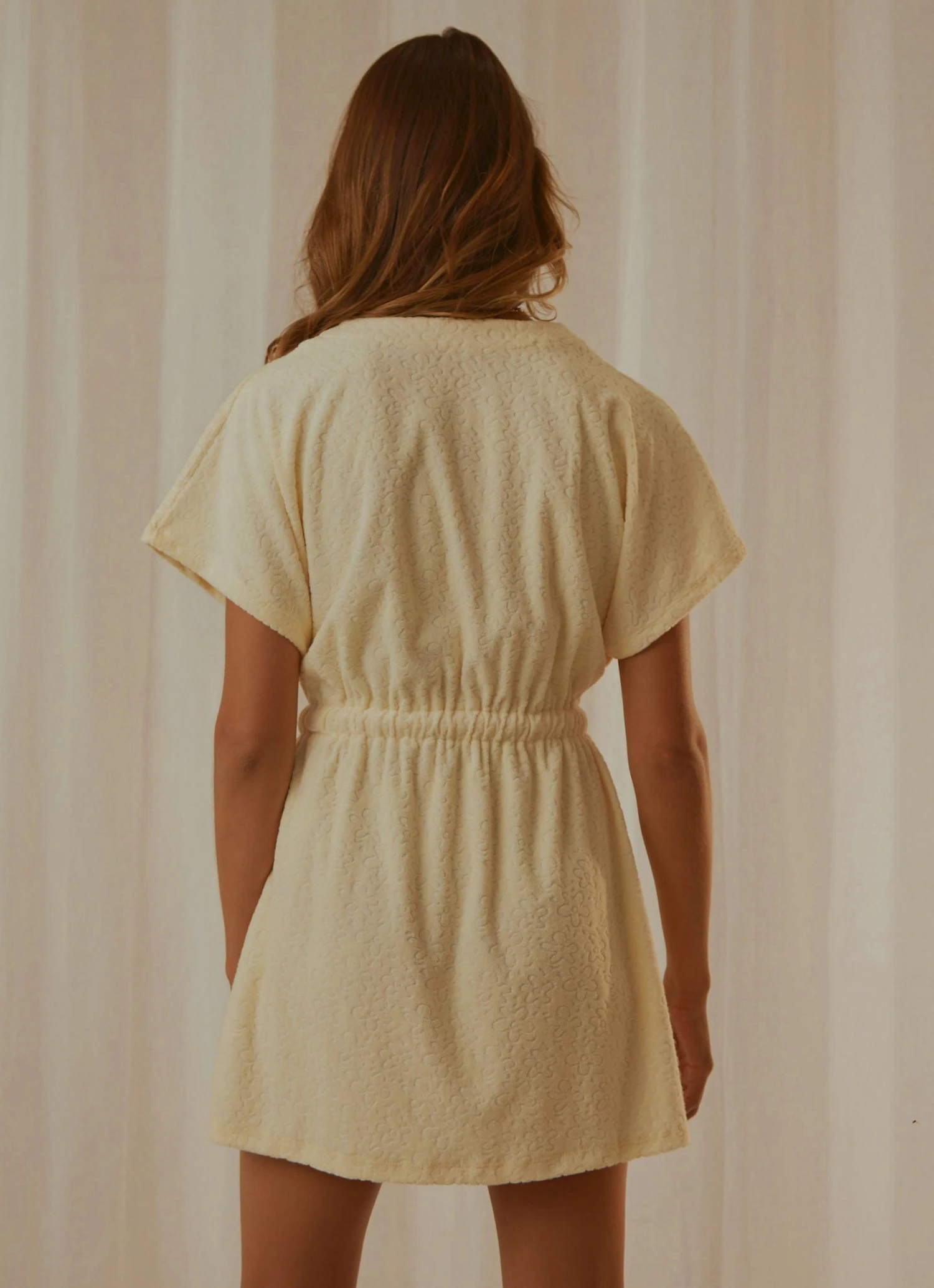 Cools Club New & Most Loved Terry Dress - Lemon Cools Club New & Most Loved Terry Dress - Lemon