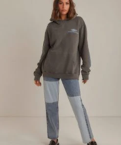 Rolla's Ford Motosport Hoodie - Washed Black New & Most Loved 5 Rolla's Ford Motosport Hoodie - Washed Black New & Most Loved