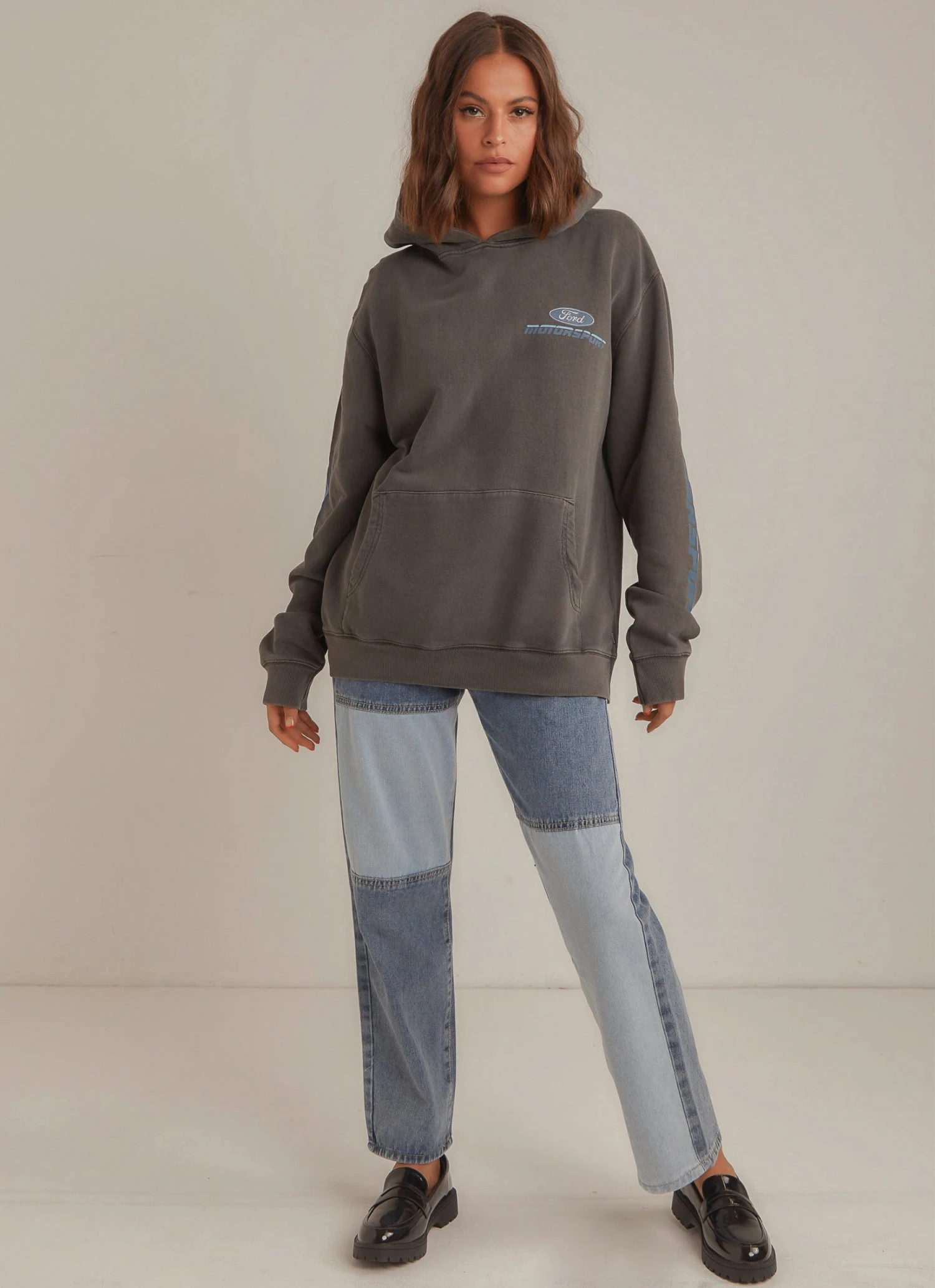 Rolla's Ford Motosport Hoodie - Washed Black New & Most Loved Rolla's Ford Motosport Hoodie - Washed Black New & Most Loved