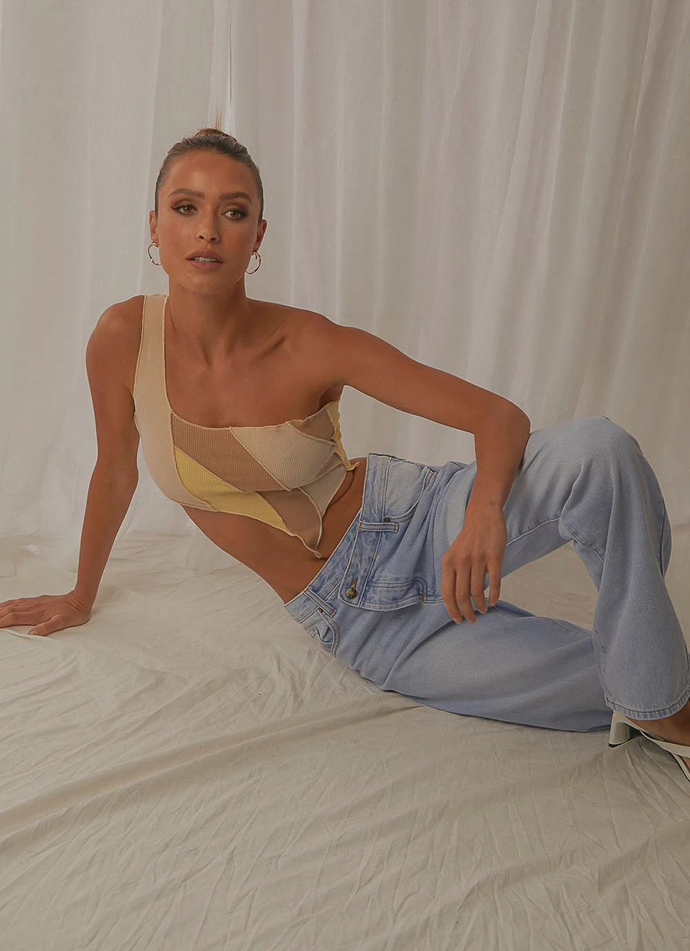 Peppermayo Come Along Crop - Beige Multi 4 Peppermayo Come Along Crop - Beige Multi