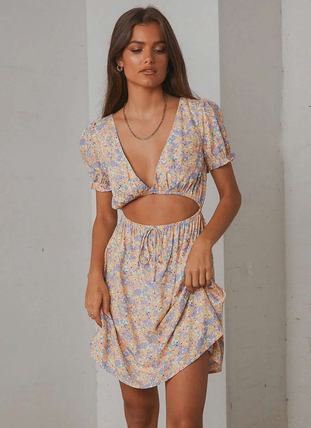 Peppermayo Endless Spring Mini Dress - Pastel Floral 3 Peppermayo Endless Spring Mini Dress - Pastel Floral