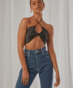 Peppermayo Exclusive Angel Like You Crop - Black New & Most Loved 9 Peppermayo Exclusive Angel Like You Crop - Black New & Most Loved