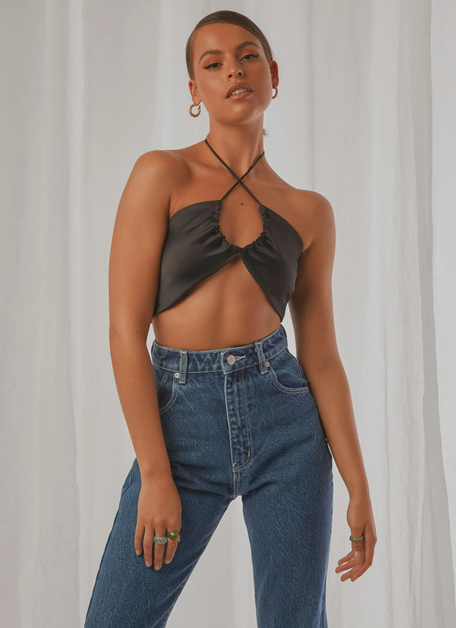 Peppermayo Exclusive Angel Like You Crop - Black New & Most Loved 5 Peppermayo Exclusive Angel Like You Crop - Black New & Most Loved