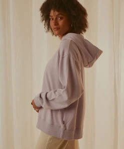 Afends New & Most Loved Revolve Hemp Oversized Pull On Hood - Lilac 5 Afends New & Most Loved Revolve Hemp Oversized Pull On Hood - Lilac