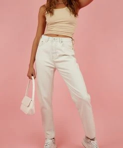 BY DYLN New & Most Loved Maci Mom Jean - Light Blue