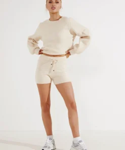 Peppermayo Main Street Knit Shorts - Beige 9 Peppermayo Main Street Knit Shorts - Beige