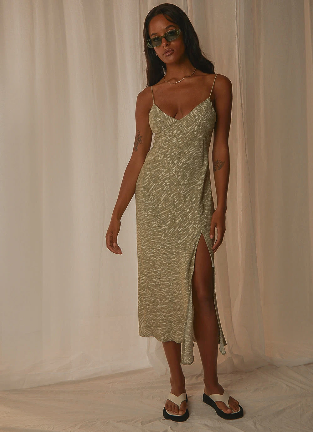 Peppermayo Flaunt It Dress - Sage 5 Peppermayo Flaunt It Dress - Sage