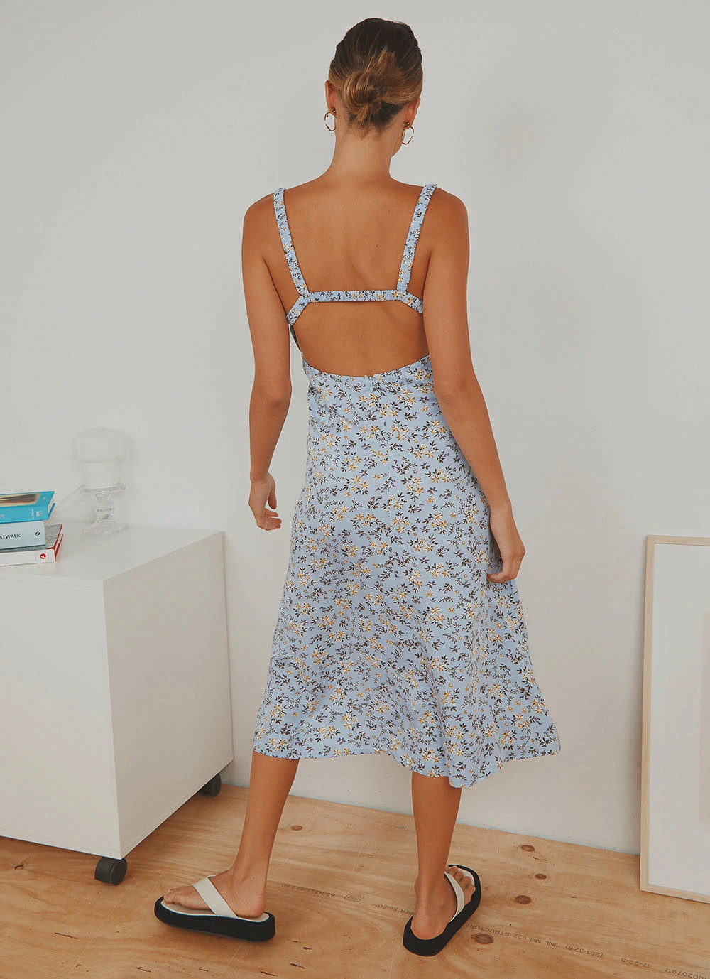 Peppermayo Lasting Summer Midi Dress - Blue Floral New Dresses 7 Peppermayo Lasting Summer Midi Dress - Blue Floral New Dresses