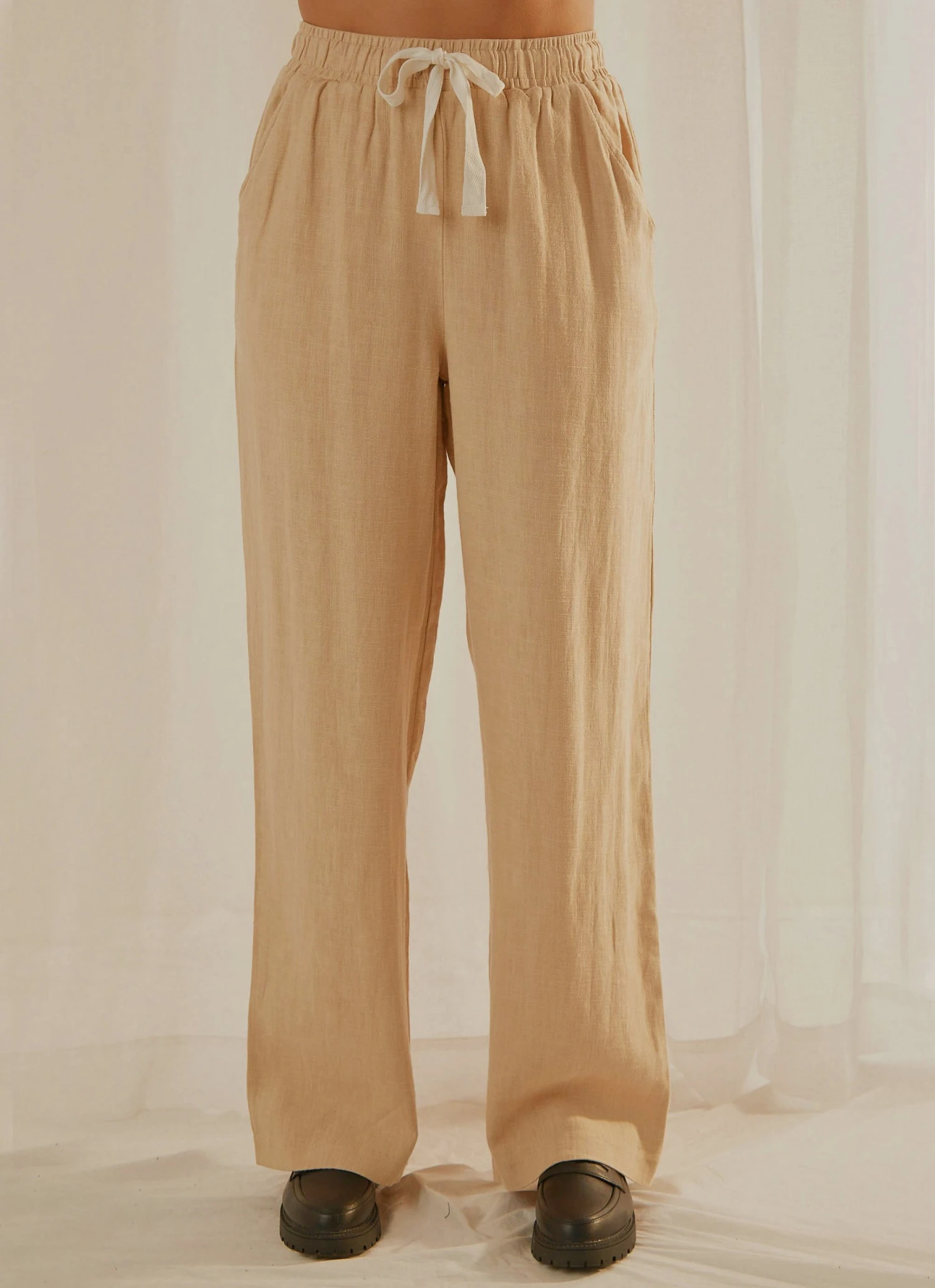 Nude Lucy Marvin Wide Leg Pant - Oat New & Most Loved 4 Nude Lucy Marvin Wide Leg Pant - Oat New & Most Loved