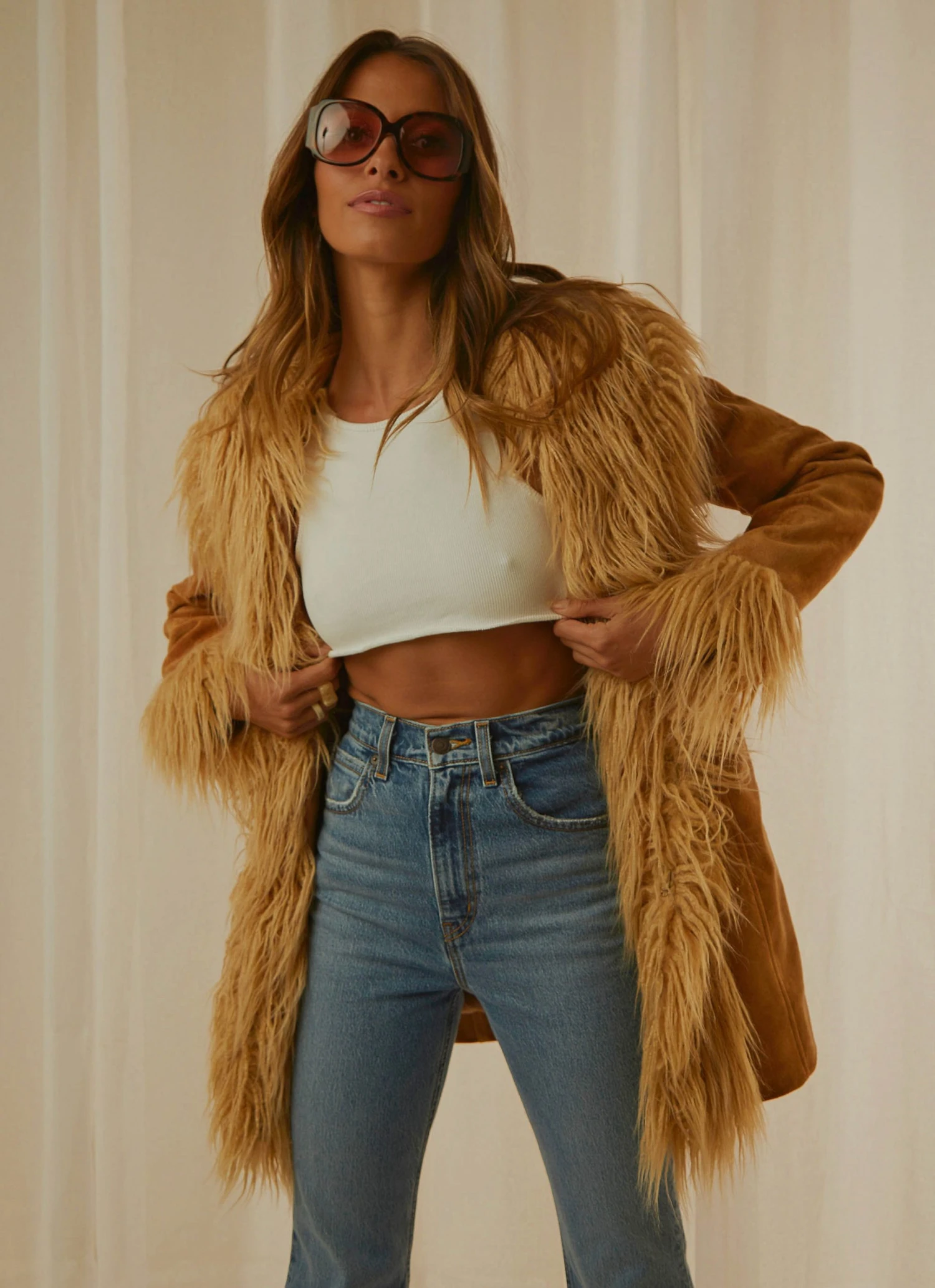 Wrangler New & Most Loved Shag Coat - Toffee Wrangler New & Most Loved Shag Coat - Toffee