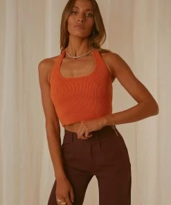 Peppermayo Exclusive Future Vintage Knit Crop - Orange New & Most Loved 9 Peppermayo Exclusive Future Vintage Knit Crop - Orange New & Most Loved