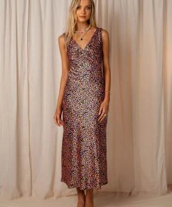 Peppermayo Exclusive New & Most Loved Loren Maxi Dress - Raven Botanica