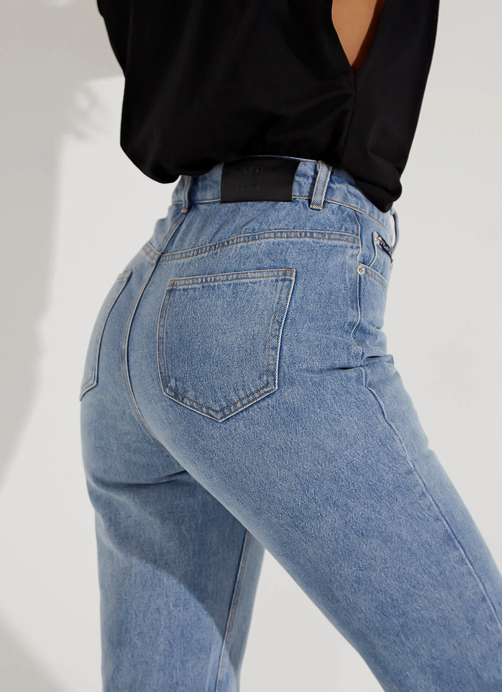 BY DYLN New Bottoms Harlow Mom Jean - Blue 4 BY DYLN New Bottoms Harlow Mom Jean - Blue