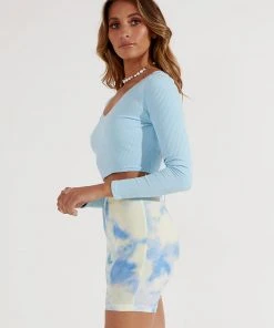 Peppermayo Upside Down Bike Shorts - Pastel Blue New & Most Loved 10 Peppermayo Upside Down Bike Shorts - Pastel Blue New & Most Loved