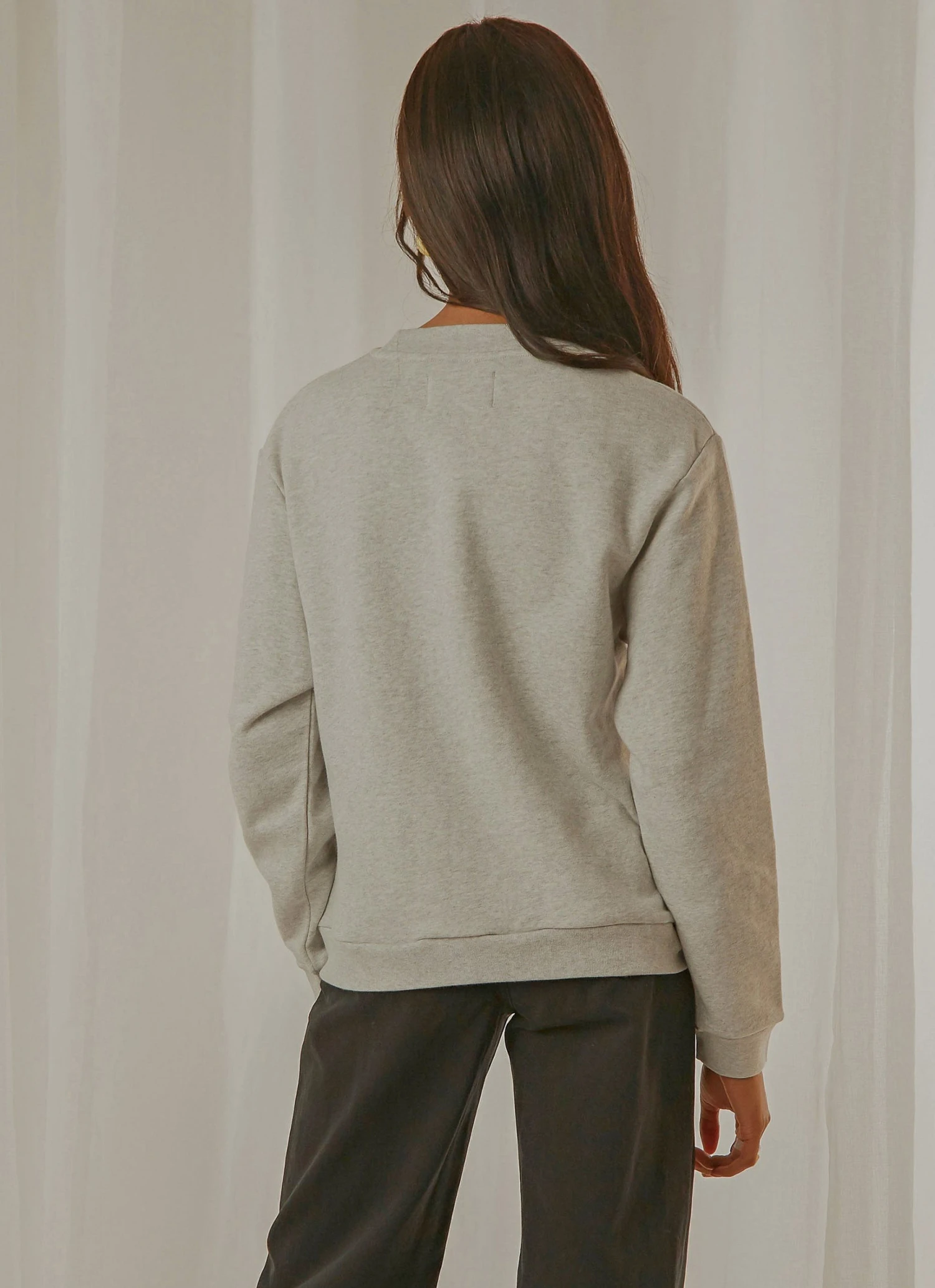 Rolla's New & Most Loved Slouch Sport Sweater - Grey Marle Rolla's New & Most Loved Slouch Sport Sweater - Grey Marle