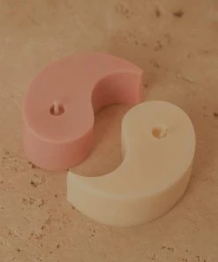 Manara Home Yin And Yang Candles - Cream And Pink New & Most Loved 5 Manara Home Yin And Yang Candles - Cream And Pink New & Most Loved