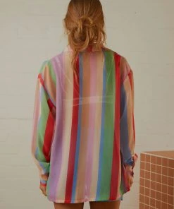 Peppermayo Exclusive Paradise Found Sheer Shirt - Carnivale 13 Peppermayo Exclusive Paradise Found Sheer Shirt - Carnivale