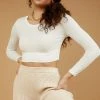 Peppermayo New & Most Loved Breakeven Cropped Top - White 1 Peppermayo New & Most Loved Breakeven Cropped Top - White
