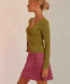 Peppermayo New & Most Loved Pamela Long Sleeve Top - Olive Green 8 Peppermayo New & Most Loved Pamela Long Sleeve Top - Olive Green