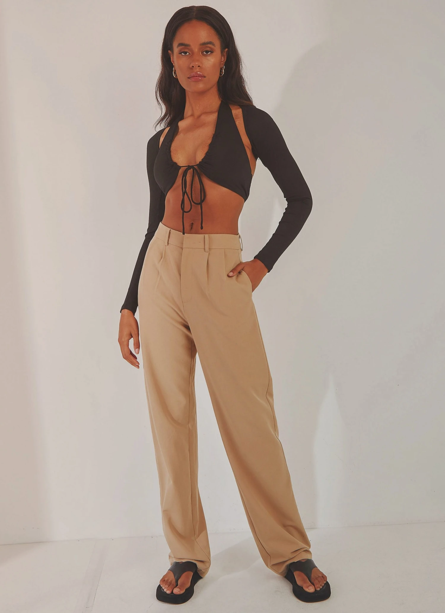 Peppermayo Ariella Crop Top - Black New Tops Peppermayo Ariella Crop Top - Black New Tops