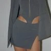 Peppermayo Exclusive New & Most Loved Maggie Mini Skirt - Charcoal 2 Peppermayo Exclusive New & Most Loved Maggie Mini Skirt - Charcoal